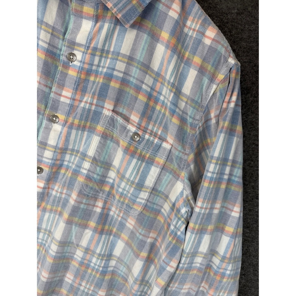 Tommy Bahama Coastline Cord Mens XL Plaid Corduroy Button Down Shirt ST326095 - Picture 13 of 14